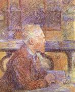 Portrait of Vincent van Gogh Henri de toulouse-lautrec